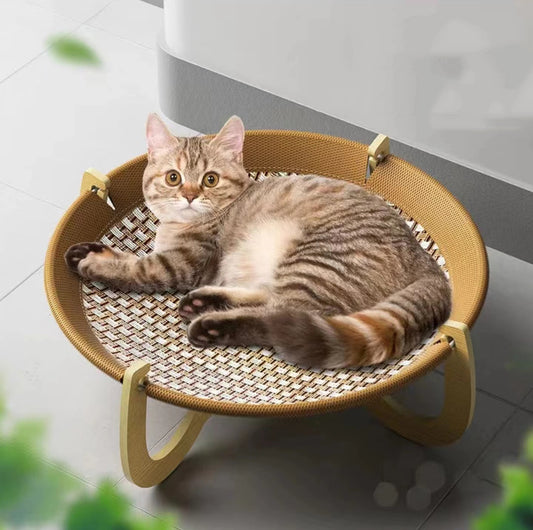 Elevated cat Bed ,Indoor Raised Cooling Cats Bed for Small and Medium Cats