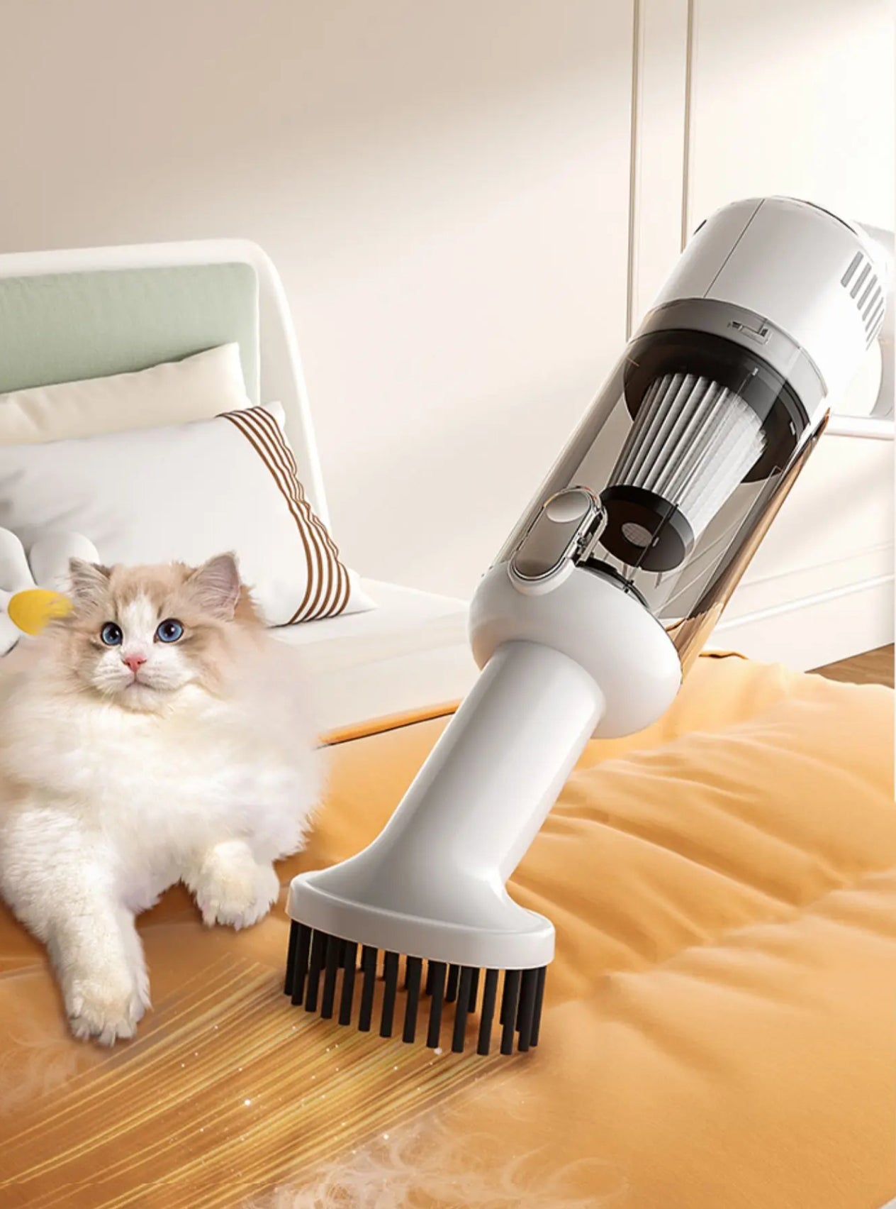 Cordless Pet Hair Vacuum,Cat Hair or Dog Hair Vacuum for Shedding, Portable Handheld Vacuum for Pet Hair
